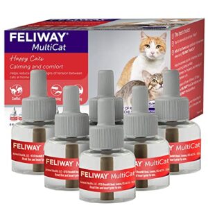 FELIWAY MultiCat Calming Pheromone, 30 Day Refill - 6 Pack