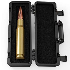 50 BMG Real Authentic Brass Casing Refillable Twist Pen - Tactical Gift Box Included