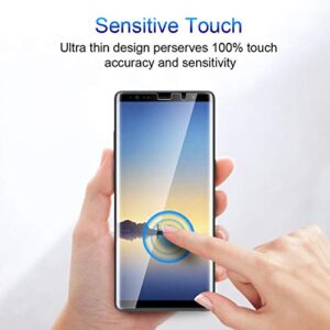 HATOSHI 3 Pack Screen Protector Designed for Samsung Galaxy Note 8, Flexible TPU Film, Full Coverage, Alignment Tool, Case Friendly HD Clear Protector for Samsung Galaxy Note 8