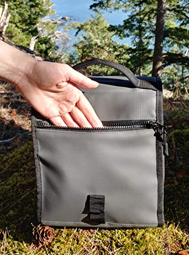 Sturdy Pal NOW BACK IN STOCK! Get your Insulated Foldable and Adjustable Size Heavy-Duty Leak Proof Lunch Bag for Men & Women with Utensil Zip Pouch