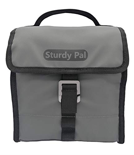 Sturdy Pal NOW BACK IN STOCK! Get your Insulated Foldable and Adjustable Size Heavy-Duty Leak Proof Lunch Bag for Men & Women with Utensil Zip Pouch