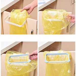 lasenersm 1 Piece Trash Bag Hanger Kitchen Trash Bag Holder Hanging Trash Kitchen Cupboard Storage Rack, Gray