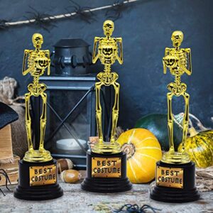 JOYIN 5 Halloween Best Costume Skeleton Trophy for Halloween Skull Party Favor Prizes, Gold Bones Game Awards, Costume Contest Event Trophy, School Classroom Rewards, Treats for Kids, Goodie Bag Fillers