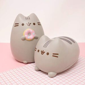 Hamee Pusheen Cat Slow Rising Cute Jumbo Squishy Toy (Bread Scented, 6.3 inch) [Birthday Gift Bags, Party Favors, Gift Basket Filler, Stress Relief Kawaii Stuff Toys] - Loaf