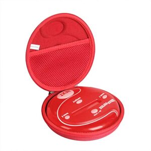 hermitshell travel case for hasbro gaming catch phrase game (catch phrase game is not included) (red)