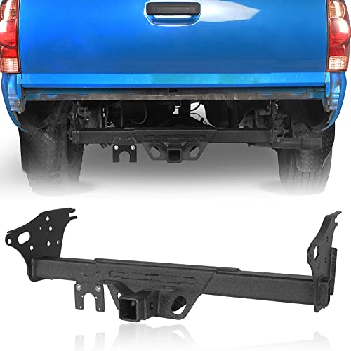 Hooke Road Tacoma Trailer Hitch Class 3 Standard 2" Receiver Tube Towing Tongue for 2005-2015 Toyota Tacoma (Excluding X-Runner)