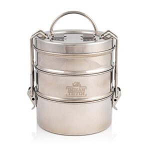 3 tier indian-tiffin stainless steel large tiffin lunch box