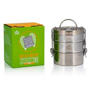 3 Tier Indian-Tiffin Stainless Steel Large Tiffin Lunch Box