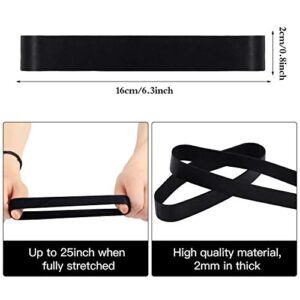 Outus Couch Sectional Connectors Sofa Couch Straps Sofa Rubber Band for Sliding Sofa, Black (8 Pieces)