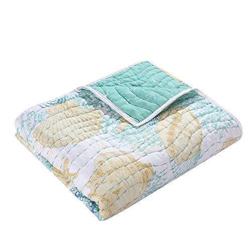 Barefoot Bungalow Cascade Pillow Sham-Aqua