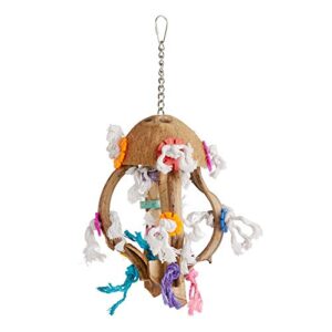 petco brand - you & me jellyfish preening bird toy, large