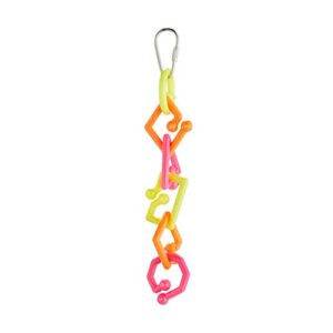 you & me silly links chewing assorted bird toy, small
