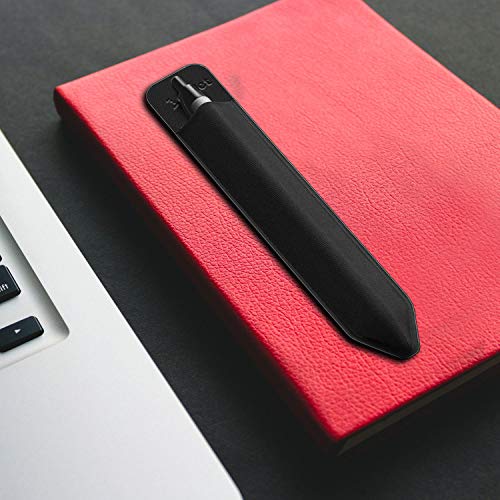 Cellet 2 Pack Stylus Pen Pencil Holder Elastic Pocket Sleeve 3M Adhesive Sticky Back Compatible to Apple iPad, iPad Mini, iPad Air, iPad Pro, Tablets and More (2 Pack Stylus Holder)