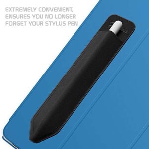 Cellet 2 Pack Stylus Pen Pencil Holder Elastic Pocket Sleeve 3M Adhesive Sticky Back Compatible to Apple iPad, iPad Mini, iPad Air, iPad Pro, Tablets and More (2 Pack Stylus Holder)