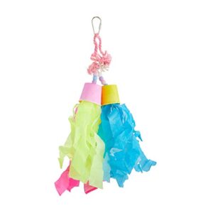 you & me rocket tails preening bird toy, small