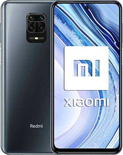 Xiaomi Redmi Note 9 Pro (128GB, 6GB) 6.67" FHD+ Display, Snapdragon 720G, Dual SIM GSM Unlocked Global 4G LTE (T-Mobile, AT&T, Metro, Straight Talk) International Model (128GB SD Bundle, Grey)