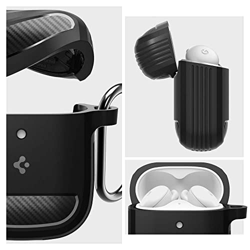 Spigen Rugged Armor Designed for Google Pixel Buds A-Series Case (2021) / Pixel Buds 2 Case (2020) - Matte Black