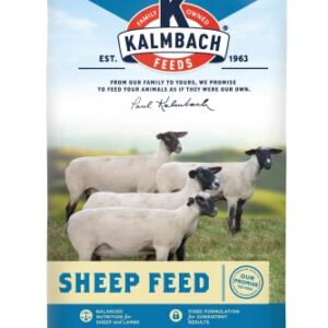 Kalmbach Feeds Medicated Ewe Builder Pelleted Feed for Sheep, 50 lb Bag