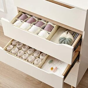 Yancoko 2 Pack Clothes Drawer Organizers.