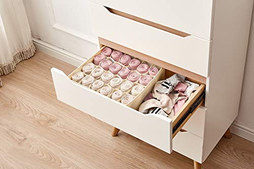 Yancoko 2 Pack Clothes Drawer Organizers.