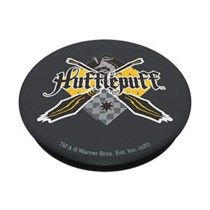 Harry Potter Hufflepuff Broomstick Badger Logo PopSockets Swappable PopGrip