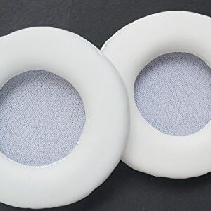 Maintenance Substitute Ear Pads Leather Repair Parts for Philips O'Neill The Construct SHO7205BK Headphones (1 Pair) (White)
