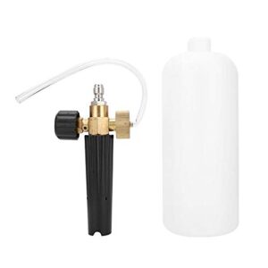 car pressure washer,1l 1/4in practical and dependable car wash foam spray bottle high pressure foamer washing pump cannon cleaning tool