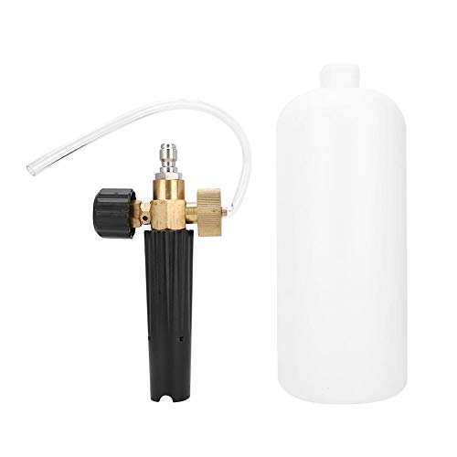 Car Pressure Washer,1L 1/4in Practical and Dependable Car Wash Foam Spray Bottle High Pressure Foamer Washing Pump Cannon Cleaning Tool