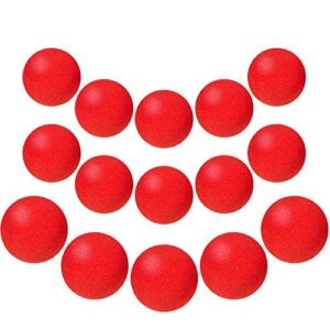 skylety 20 pieces red sponge balls soft magic sponge balls combo close-up magic street classical comedy trick props 1.4 inch and 1.8 inch balls with instructions