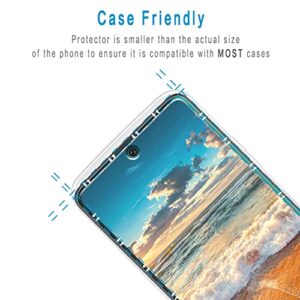 HPTech [2 Pack] Designed for Samsung Galaxy A51/ A51 5G/ 5G UW Tempered Glass Screen Protector, 9H Hardness [Fingerprint Unlock] [Case Friendly]