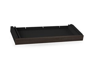 bdi sequel 6159 lift desk keyboard/storage drawer, charcoal stained ash wood