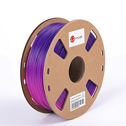 KYUUBI Purple Blue to Pink Color Changing with Temperature 3D Printer Filament PLA 1.75 mm 1 KG (2.2 LBS) Color Changing with Temperature PLA