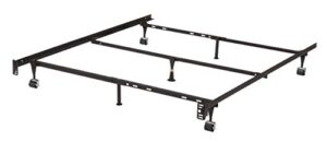 kings brand furniture heavy duty commercial metal adjustable bed frame, queen, full, full xl, twin