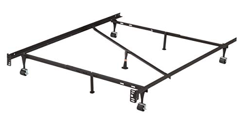 Kings Brand Furniture Heavy Duty Commercial Metal Adjustable Bed Frame, Queen, Full, Full XL, Twin