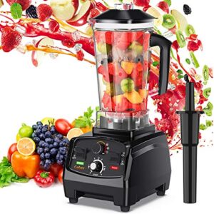 colzer professional countertop blender with 2200-watt base, smoothie blender,built-in timer,high power blender 2l cups for frozen drinks,shakes and smoothies