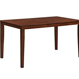 Kings Brand Furniture - Kurmer Rectangular Wood Dining Room Kitchen Table, Cappuccino