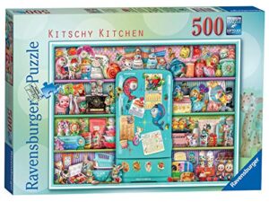 ravensburger kitschy kitchen 500 piece jigsaw puzzle for adults and kids age 10 and up