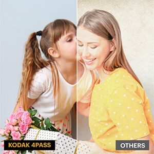 KODAK Mini 2 Retro 4PASS Portable Photo Printer (2.1x3.4 inches) + 8 Sheets, Black