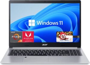 acer newest aspire 5 15.6" fhd laptop computer ryzen 3 3350u quad-core mobile processor 20gb ram 1tb ssd, backlit kb, fingerprint reader, wifi6, hdmi, windows 11 s model, e.s 32gb usb card