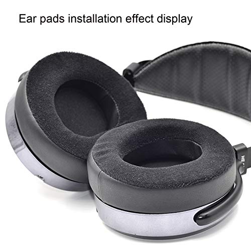 Defean SUNDARA Replacement Earpad Velvet Leatherette and Soft Foam Ear Pads Compatible with Hifiman SUNDARA HE400 HE400SE 400I 400S HE560 560I HE500 300 350 HE3 5 6 Headphones