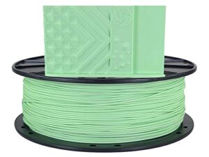 3d-fuel 3d filament high temp tough pro pla+ pistachio green, 1.75mm, 1 kg +/- 0.02mm tolerance, made in usa, easy to print and works with most 3d printer brands