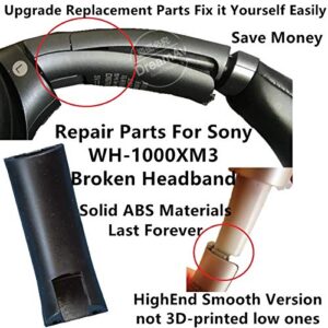 Easy Repair Headband Parts for Sony WH-1000XM3 XM3 1000xm3, Replacement fix it Yourself Upgrade Headband Assy for Broken Side Cover Slider Headphones (Black)