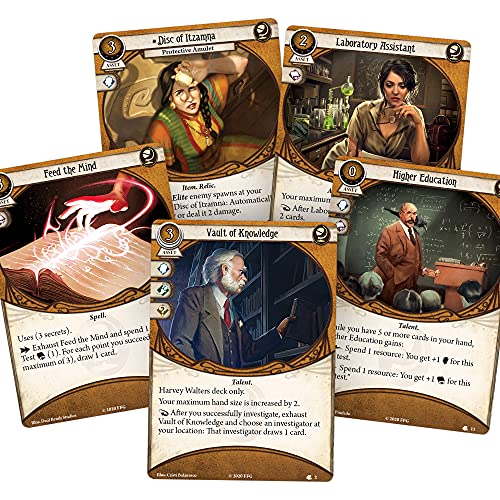 Arkham Horror The Card Game Harvey Walters Starter Deck | Horror Game | Mystery Game | Cooperative Card Game | Ages 14+ | 1-2 Players | Average Playtime 1-2 Hours | Made by Fantasy Flight Games