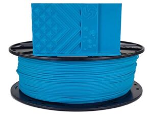 3d-fuel 3d filament high temp tough pro pla+ caribbean blue, 1.75mm, 1 kg +/- 0.02mm tolerance, made in usa, easy to print and works with most 3d printer brands