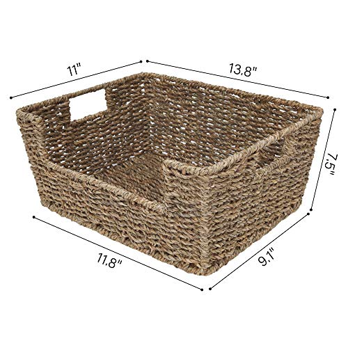 StorageWorks Seagrass Wicker Baskets