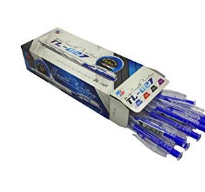 Box 20pcs ballpoint pen, blue ink pen, retractable ballpoint pen, recordable pen 0.5mm pen needle tip pen smooth writing pen, precise v5 rolling ball pen extra fine. Nice pens for writing