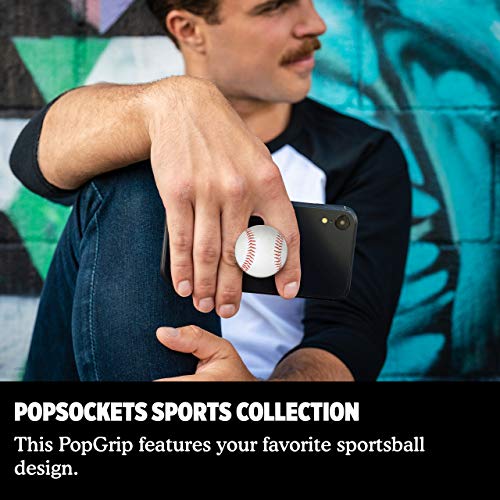 ​​​​PopSockets Phone Grip with Expanding Kickstand, PopSockets for Phone - Baseball