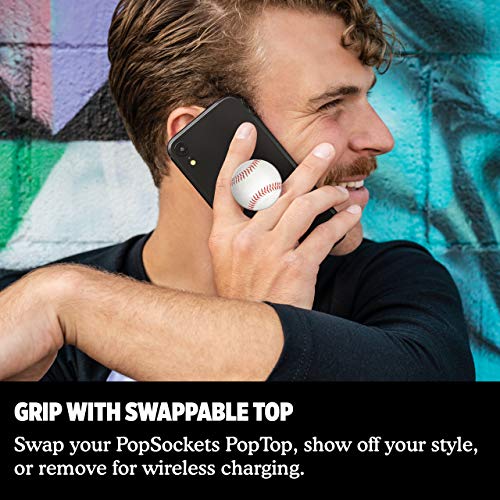 ​​​​PopSockets Phone Grip with Expanding Kickstand, PopSockets for Phone - Baseball