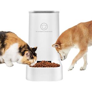 xingcheng-sport automatic pet feeder small&medium pets automatic food feeder and waterer set 3.8l, travel supply feeder and water dispenser for dogs cats pets animals (food)