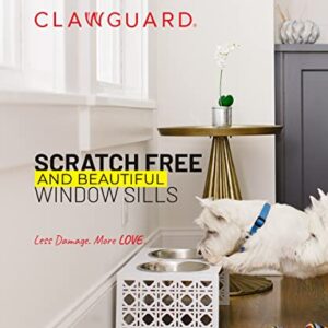 CLAWGUARD Window Sill Protector - Strong Transparent Protection for pets Scratching, Chewing, Slobbering & Clawing on Window Sills. Keep Paws Safe and Home Clean. (Crystal Clear 35.5 in. x 5.25 in.)